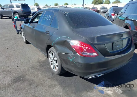 2015 Mercedes-Benz C 300 from USA, damaged, VIN 55SWF4JB0FU053998